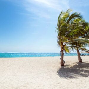 Beach Scenery - Serene tropical beach scene in La Luisa, Venezue #1049298
