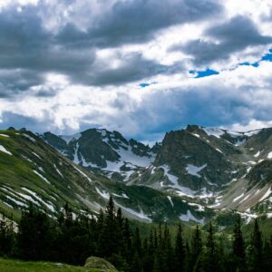 Mountain Landscapes - Breathtaking view of snow-capped mountains under #1202047