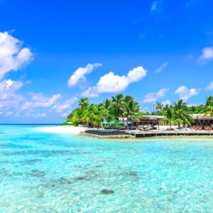 Beach Scenery - Stunning tropical beach with clear waters and pa #1450360