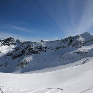 Snow Mountains - Stunning panoramic view of snow-covered mountain #1587905
