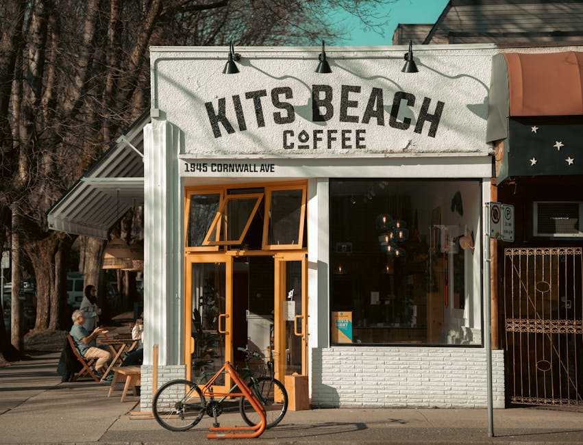 Beach Scenery - Kits Beach Coffee shop on Cornwall Avenue, offer #16111363