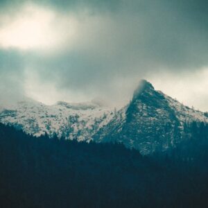 Snow Mountains - Dramatic winter scene of snow-covered mountains #1623263