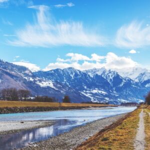 Mountain Landscapes - Explore the stunning Swiss Alps with a serene pa #2382317