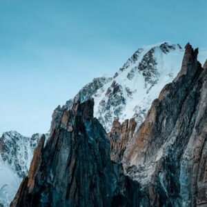 Snow Mountains - Breathtaking view of snow-capped peaks amidst a #2908894