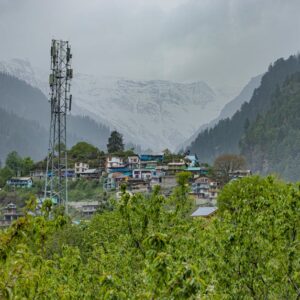Snow Mountains - Captivating landscape of Manali village surround #31776507