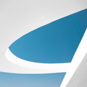 Beach Scenery - An abstract view of modern architecture against  #3297593