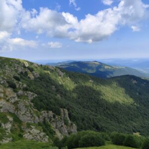 Mountain Landscapes - Breathtaking view of the lush Rhodope Mountains  #35884085