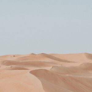 Desert Wilderness - Vast desert landscape with smooth sand dunes und #4731800