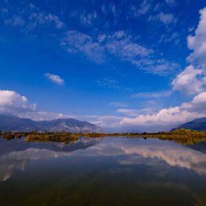Lake Reflections - Spectacular landscape of peaceful lake with calm #5676050