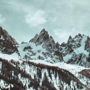 Mountain Landscapes - Stunning snowy peaks of the French Alps in Monbl #5997933