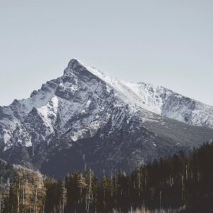 Mountain Landscapes - Captivating view of Kriváň mountain in winter wi #6245540