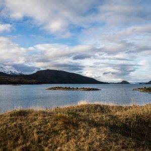 Lake Reflections - Serene view of a lake and mountains in Dina Huap #7407096